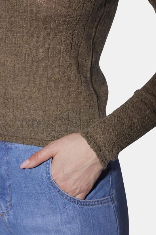  더 타일 클럽 블라우스 타일 클럽 실비아 포인텔 헨리 탑 - THE TILE CLUB