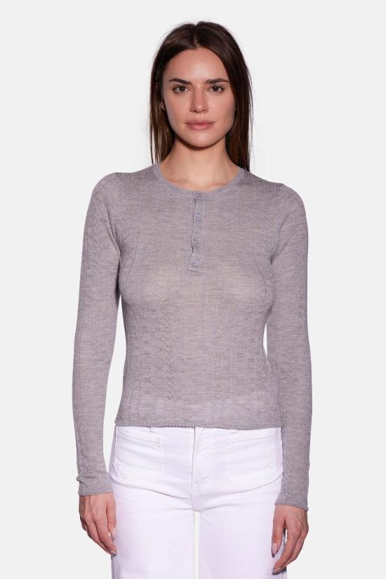  더 타일 클럽 긴팔 티셔츠 타일 클럽 실비아 포인텔 헨리 - THE TILE CLUB