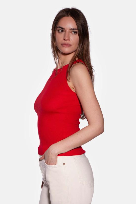  더 타일 클럽 민소매 티셔츠 타일 클럽 테사 캐시미어 탱크 - THE TILE CLUB