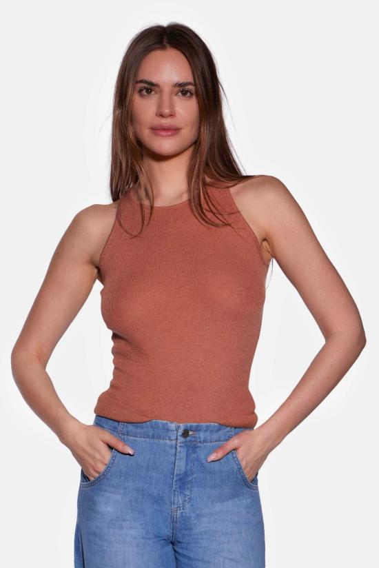  더 타일 클럽 민소매 티셔츠 타일 클럽 테사 캐시미어 탱크