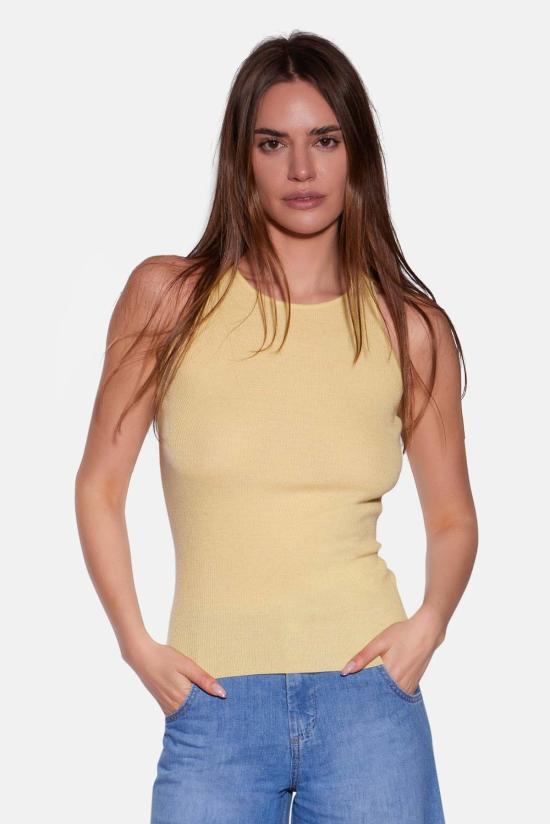  더 타일 클럽 민소매 티셔츠 타일 클럽 테사 캐시미어 탱크