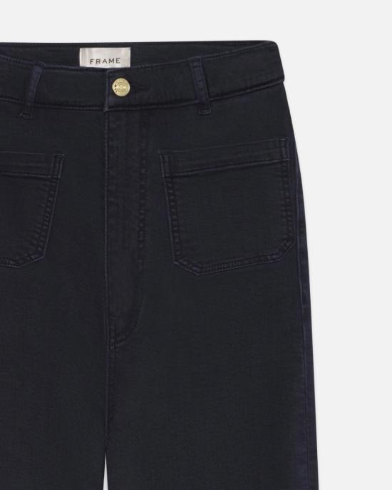 프레임 스트레이트 팬츠 더 앵커 팬츠 네이비 로우 프레이 - FRAME