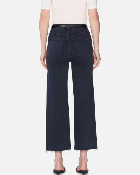  프레임 스트레이트 팬츠 더 앵커 팬츠 네이비 로우 프레이 - FRAME