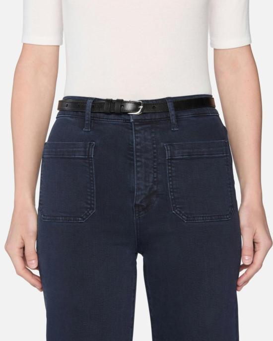  프레임 스트레이트 팬츠 더 앵커 팬츠 네이비 로우 프레이 - FRAME