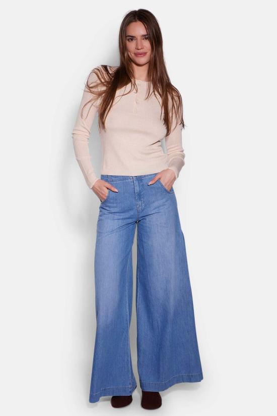  더 타일 클럽 긴팔 티셔츠 타일 클럽 실비아 실크 헨리 탑 - THE TILE CLUB