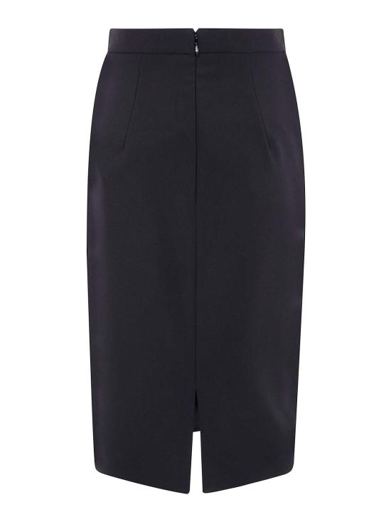 25SS 엘리자베타프랜치 미디 스커트 GO09951E2110 Black - ELISABETTA FRANCHI