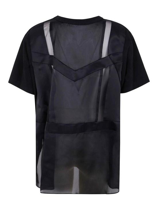  사카이 반팔 티셔츠 2507690001 Black - SACAI