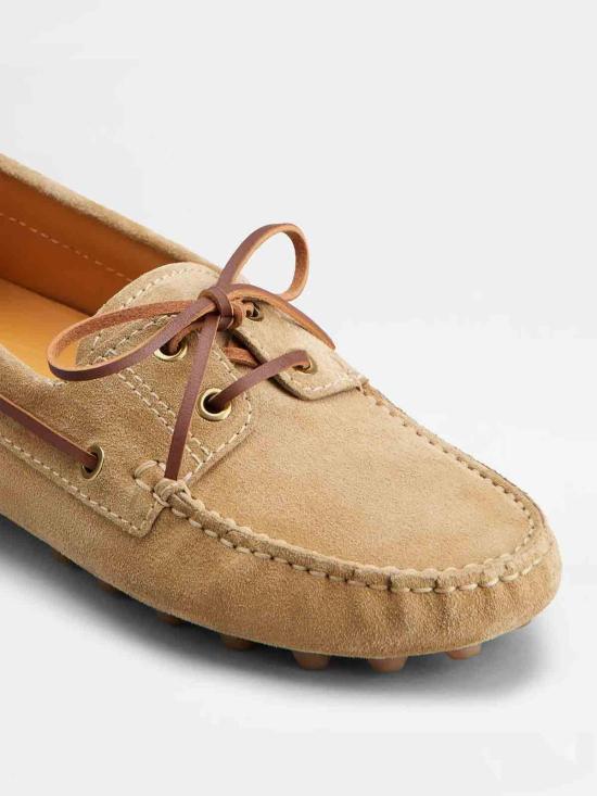 26SS 토즈 보트 고미노 버블 스웨이드 로퍼 XXW52K05300RE0C801 Nude Neutrals - TODS