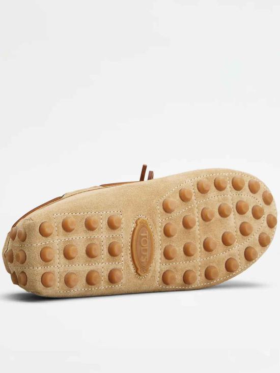 26SS 토즈 보트 고미노 버블 스웨이드 로퍼 XXW52K05300RE0C801 Nude Neutrals - TODS