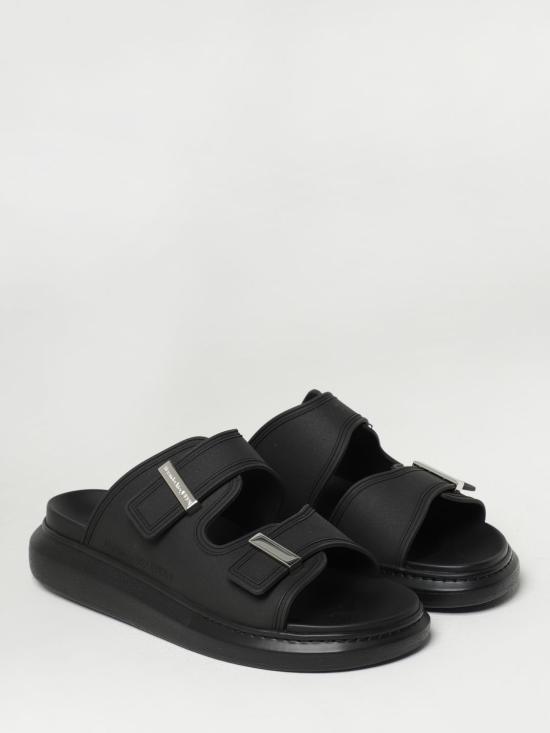 25FW 알렉산더 맥퀸 뮬/슬리퍼 663563W4Z511081 BLACK DOM - ALEXANDER MCQUEEN