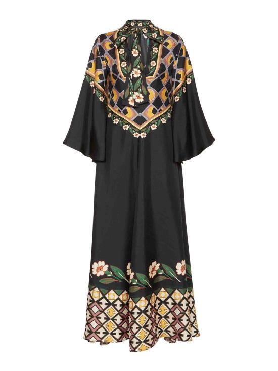 25SS 라 더블제이 미디 스커트 DRE0232SIL001DAZ01BL01 Black