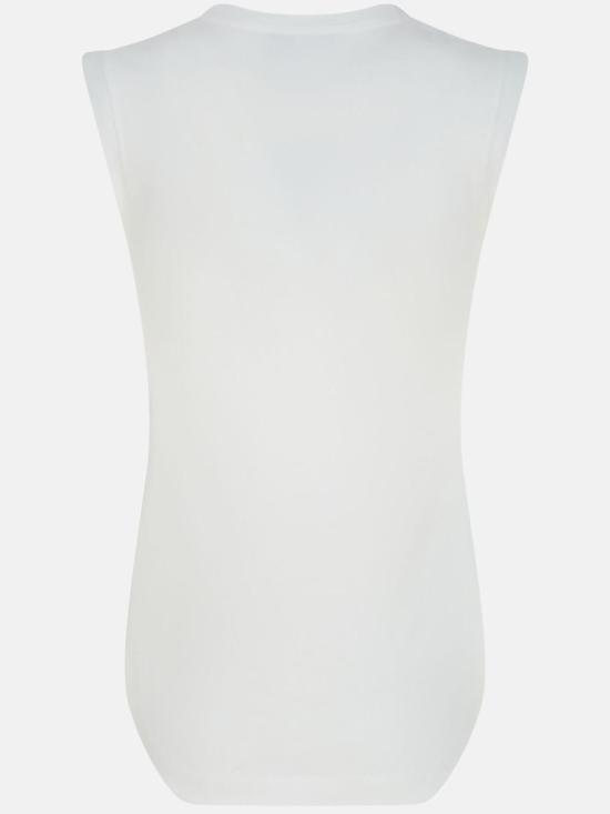  디 아티코 민소매 티셔츠 250WCN00003JJJ025AA001 White - THE ATTICO