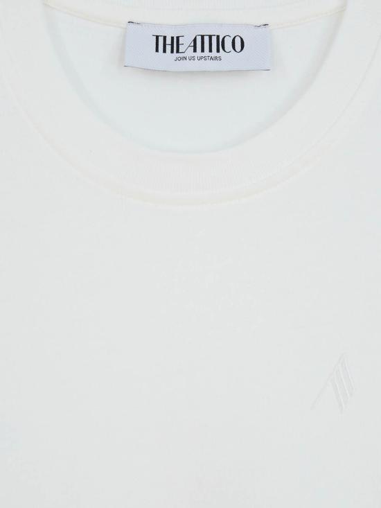 디 아티코 민소매 티셔츠 250WCN00003JJJ025AA001 White - THE ATTICO