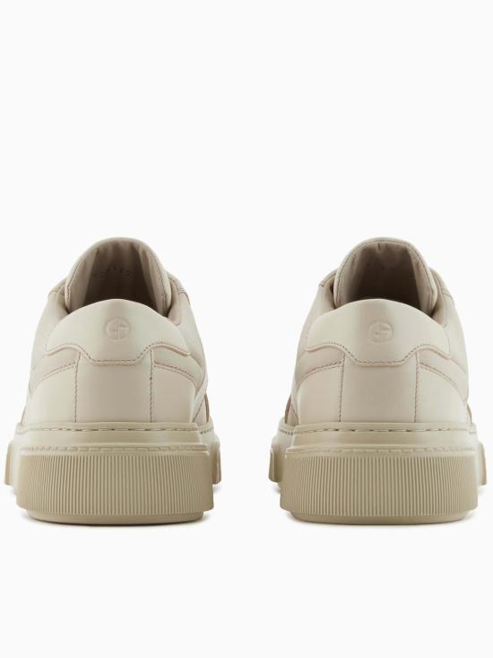  조르지오 아르마니 스니커즈 X2X172XN152A645 Beige - GIORGIO ARMANI