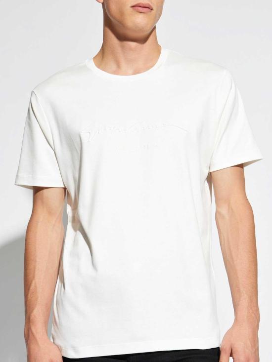 25SS 조르지오 아르마니 반팔 티셔츠 6GSM90SJRQZU0006 White - GIORGIO ARMANI