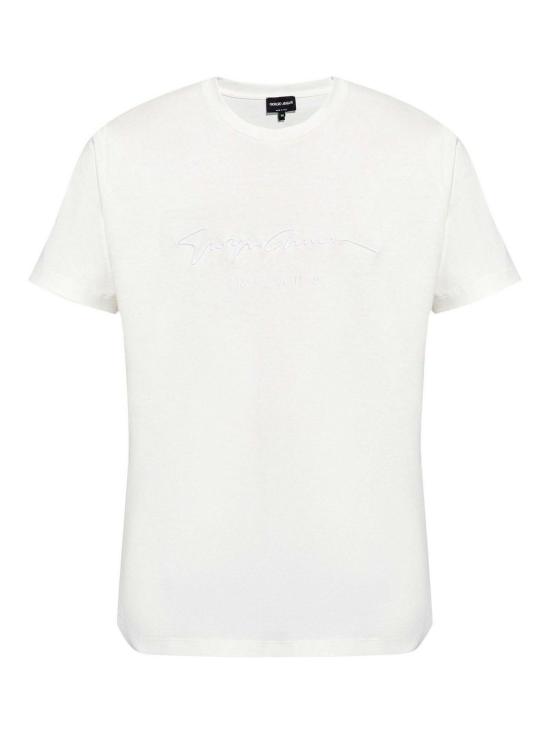 25SS 조르지오 아르마니 반팔 티셔츠 6GSM90SJRQZU0006 White