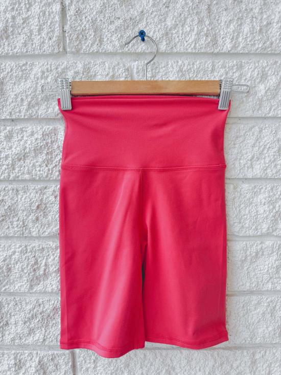  발리 숏팬츠 Varley Freesoft 하이라이즈 숏 7 랩처 로즈