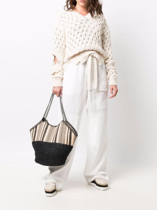  스텔라 맥카트니 스트레이트 팬츠 604507 3STA499001 White - STELLA MCCARTNEY