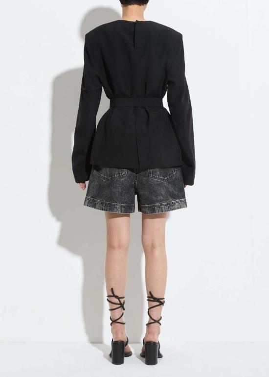  크리스티앙 뵈이넝스 블라우스 Christian Wijnants Tariq 탑 블랙 - CHRISTIAN WIJNANTS