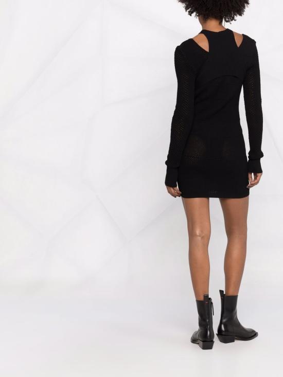  안드레아 아다모 숏 원피스 DR06031 4730473 Black - ANDREA ADAMO