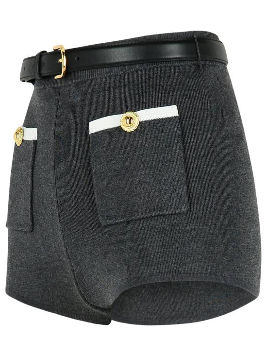 25FW 셀프 포트레이트 숏팬츠 PF25 046P GRGREY Grey - SELF PORTRAIT