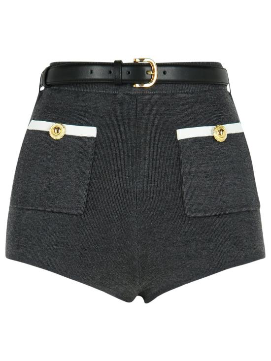 25FW 셀프 포트레이트 숏팬츠 PF25 046P GRGREY Grey