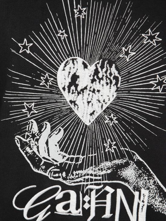 25SS 가니 후드 티셔츠 T4082252 PHANTOM DOM - GANNI