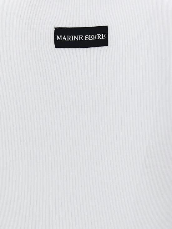 25SS 마린세르 민소매 티셔츠 MTT081ACJER0011WH10 WHITE DOM - MARINE SERRE