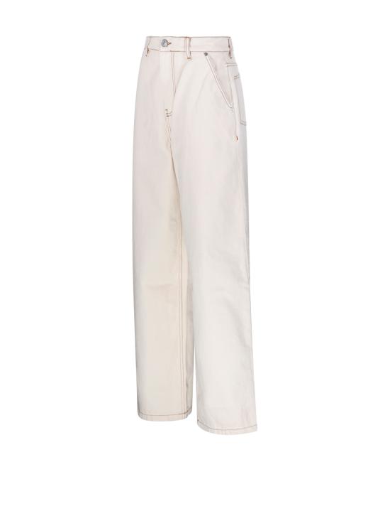 아미 스트레이트 팬츠 FTR456 DE0039 136 WHITE CREAM DOM - AMI