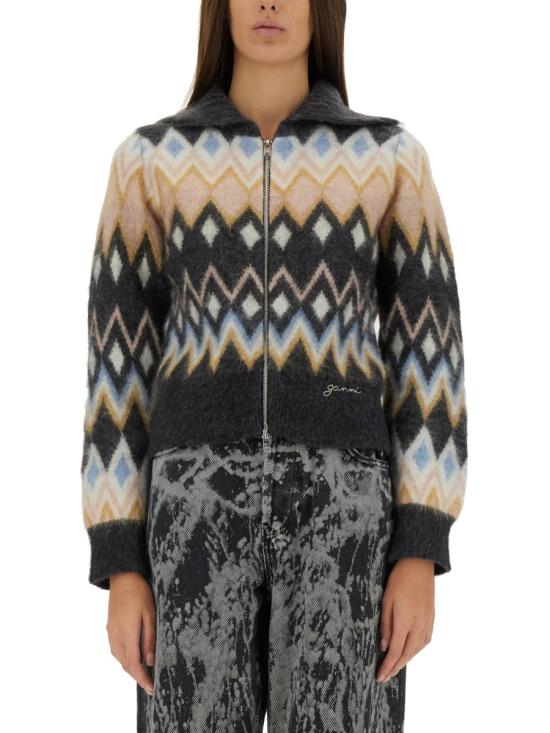 25SS 가니 가디건 K2386099 MULTICOLOUR DOM