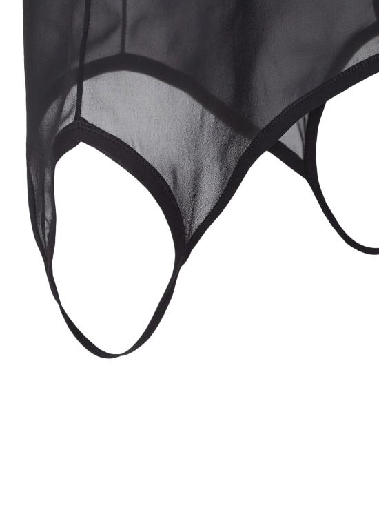 25SS 펜디 미디 원피스 FDD304AUP4F0GME BLACK DOM - FENDI