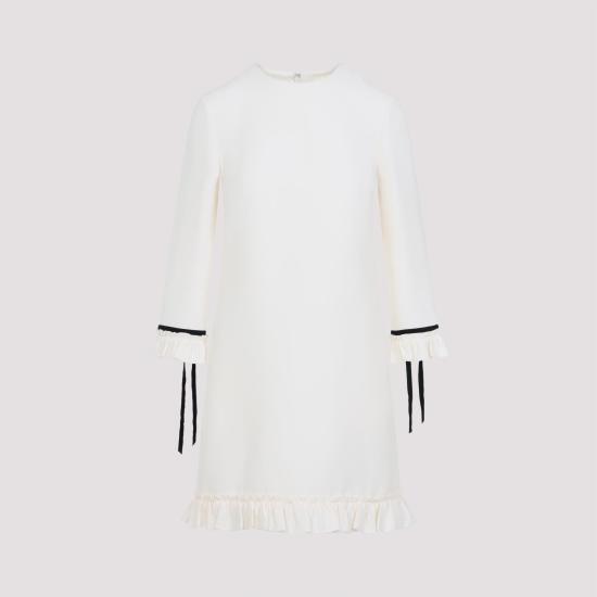 25FW 발렌티노 가라바니 원피스 6B3VAF981CF A03 AVORIO WHITE - VALENTINO GARAVANI