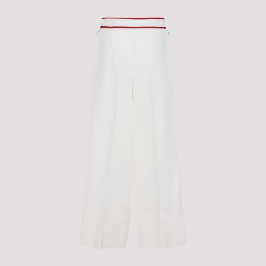 25FW 발렌티노 가라바니 스트레이트 팬츠 7B3RB6541CF AS0 AVORIO WHITE - VALENTINO GARAVANI