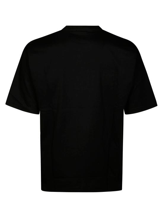 26FW 디젤 T-박스트-Div 로고 패치 티셔츠 A149430GRAI 9XX NERO - DIESEL