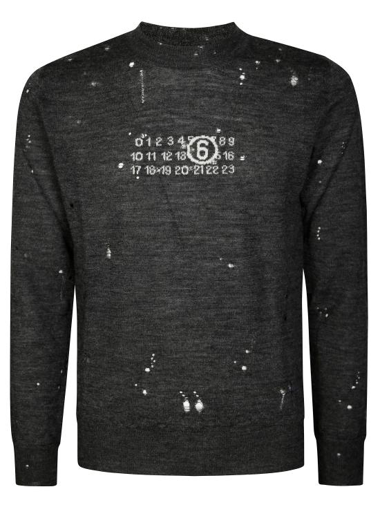 25FW MM6 메종마르지엘라 스웨터 SH0HL0033M13134 855 NERO