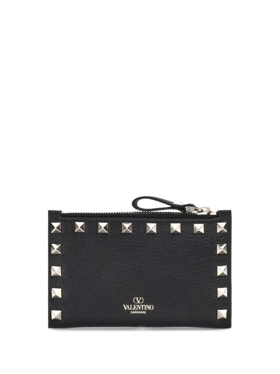 25FW 발렌티노 가라바니 락스터드 카드지갑  7W2P0605VSH 0NO Black - VALENTINO GARAVANI