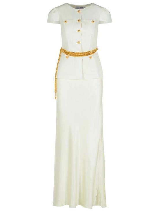 25FW 셀프 포트레이트 롱 원피스 PF25 017XA CCREAM Beige