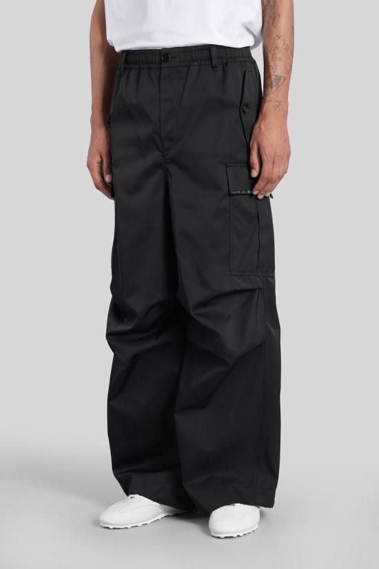 25FW 마르니 스트레이트 팬츠 418698 PUMU0247S0UTP789 Black - MARNI