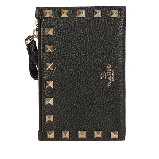 25FW 발렌티노 가라바니 락스터드 카드지갑  7W2P0605VSH 0NO Black