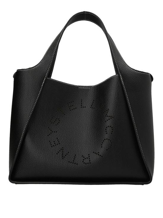 26SS 스텔라 맥카트니 로고 크로스바디 토트백 513860WP00571000 Black