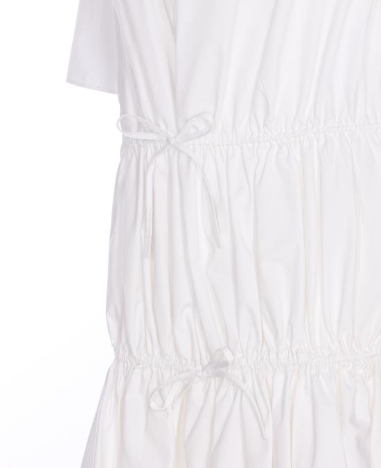 25FW 알라이아 미디 원피스 AA9R2659T611B 000 White - ALAIA