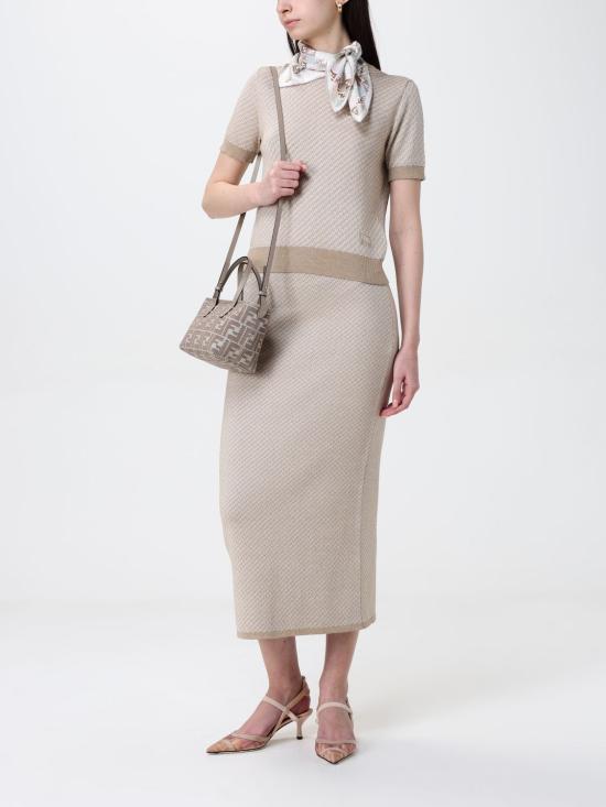 25SS 펜디 토트백 8BS096AUPXF1SNP DOVE GREY DOM - FENDI