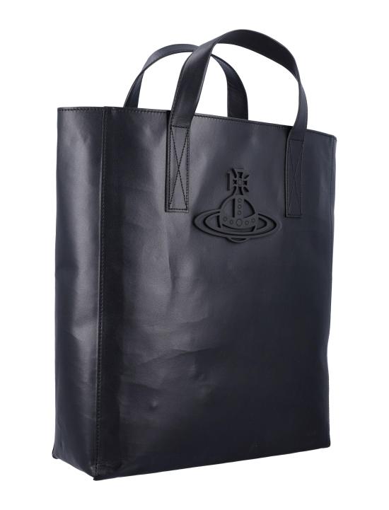 25SS 비비안웨스트우드 토트백 4D02000BUL00ANN401 BLACK DOM - VIVIENNE WESTWOOD