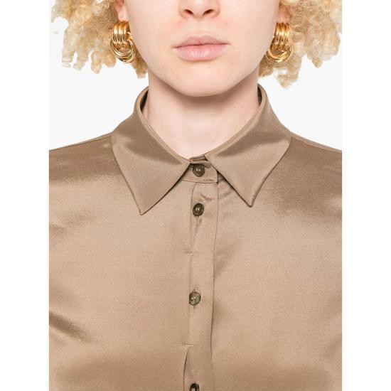 25FW 막스마라 셔츠 AVION 120 007 BROWN - MAX MARA