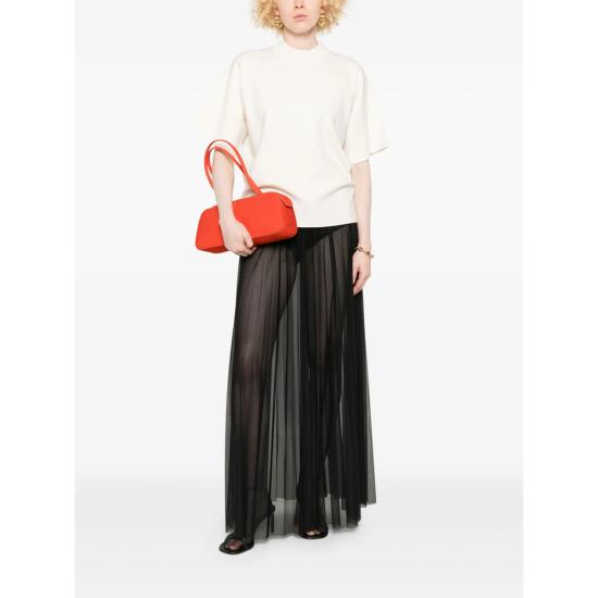 25FW 막스마라 스튜디오 반팔 티셔츠 AMICI 031 001 NEUTRALS - MAX MARA STUDIO