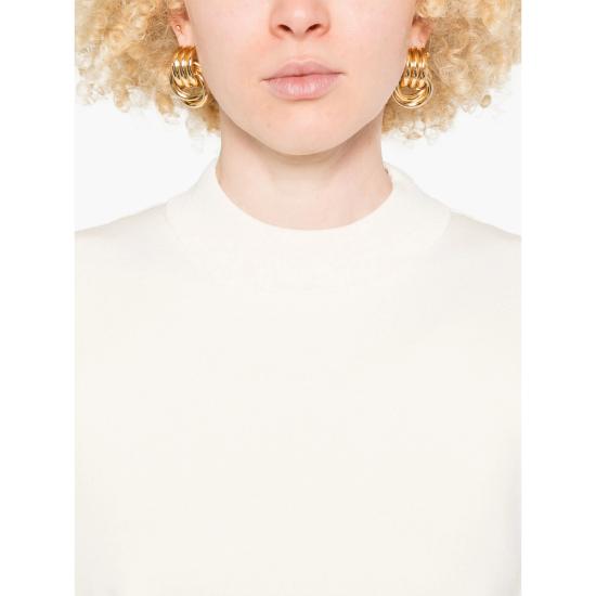 25FW 막스마라 스튜디오 반팔 티셔츠 AMICI 031 001 NEUTRALS - MAX MARA STUDIO