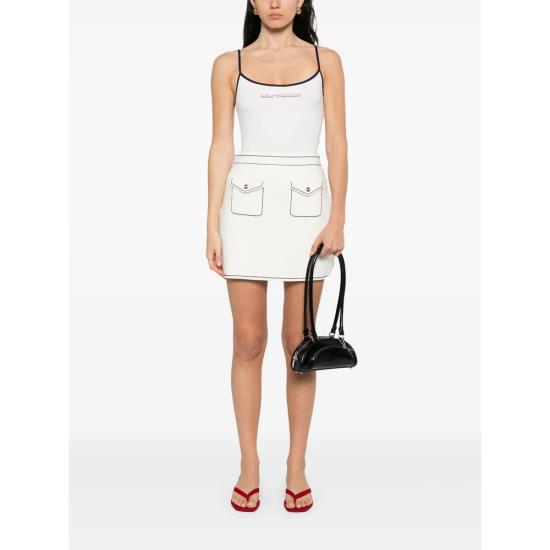 25FW 셀프 포트레이트 민소매 티셔츠 PF25 110TC W WHITE - SELF PORTRAIT