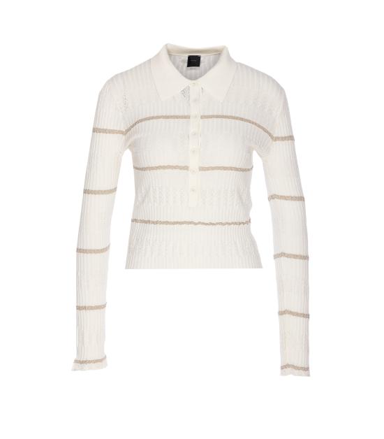 25SS 핑코 폴로 티셔츠 104737 A2FCZ05 White