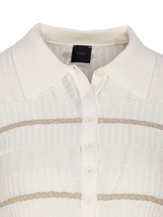 25SS 핑코 폴로 티셔츠 104737 A2FCZ05 White - PINKO