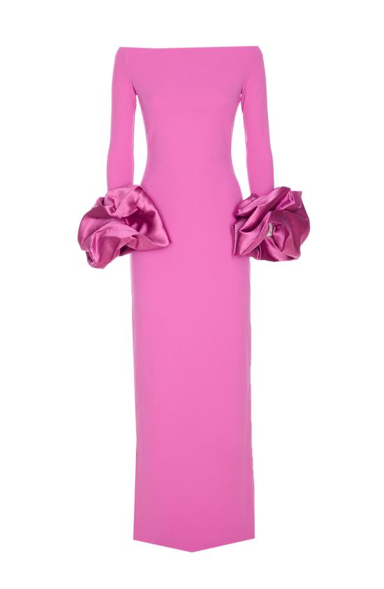 25FW 솔러스런던 롱 원피스 OS40014 BERRY PINK Fuchsia